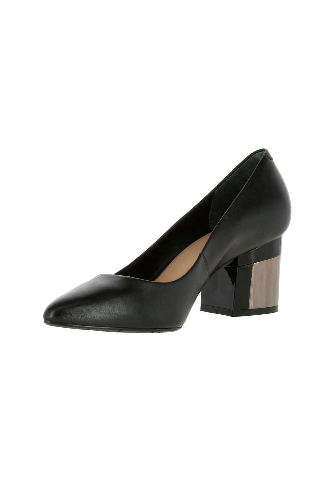 Zapato Cuero Mujer Caring Negro-1