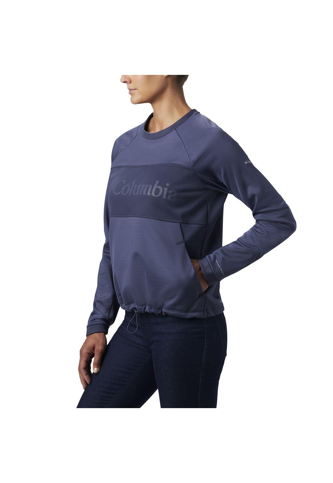 Poleron Mujer Windgates Fleece Azul-3