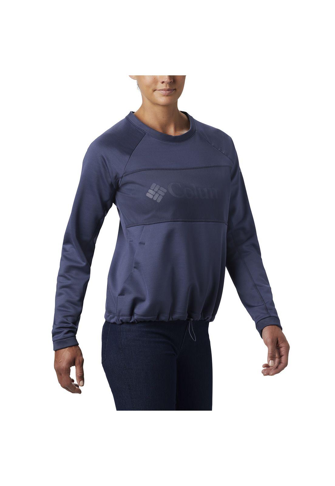 Poleron Mujer Windgates Fleece Azul-4