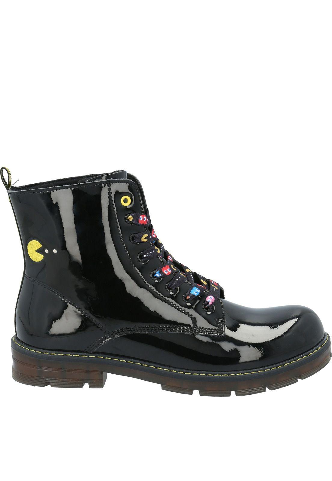 Botín Mujer Captain Girl Pacman Negro-1