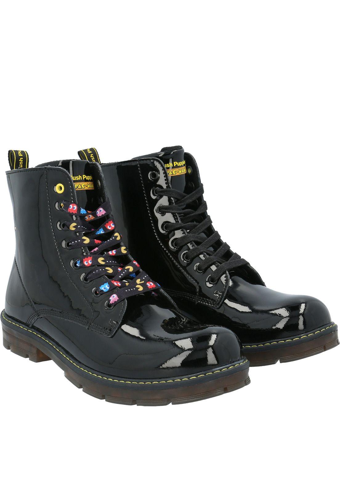 Botín Mujer Captain Girl Pacman Negro-6