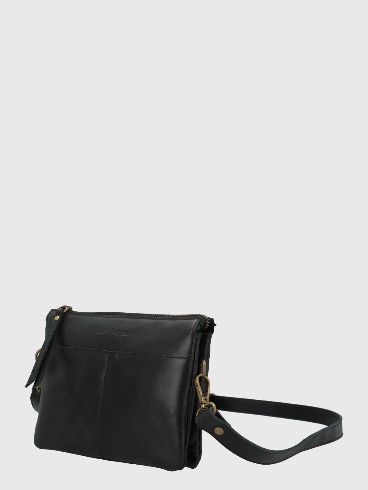 Cartera Cuero Mujer Dalton Cross Negro-1