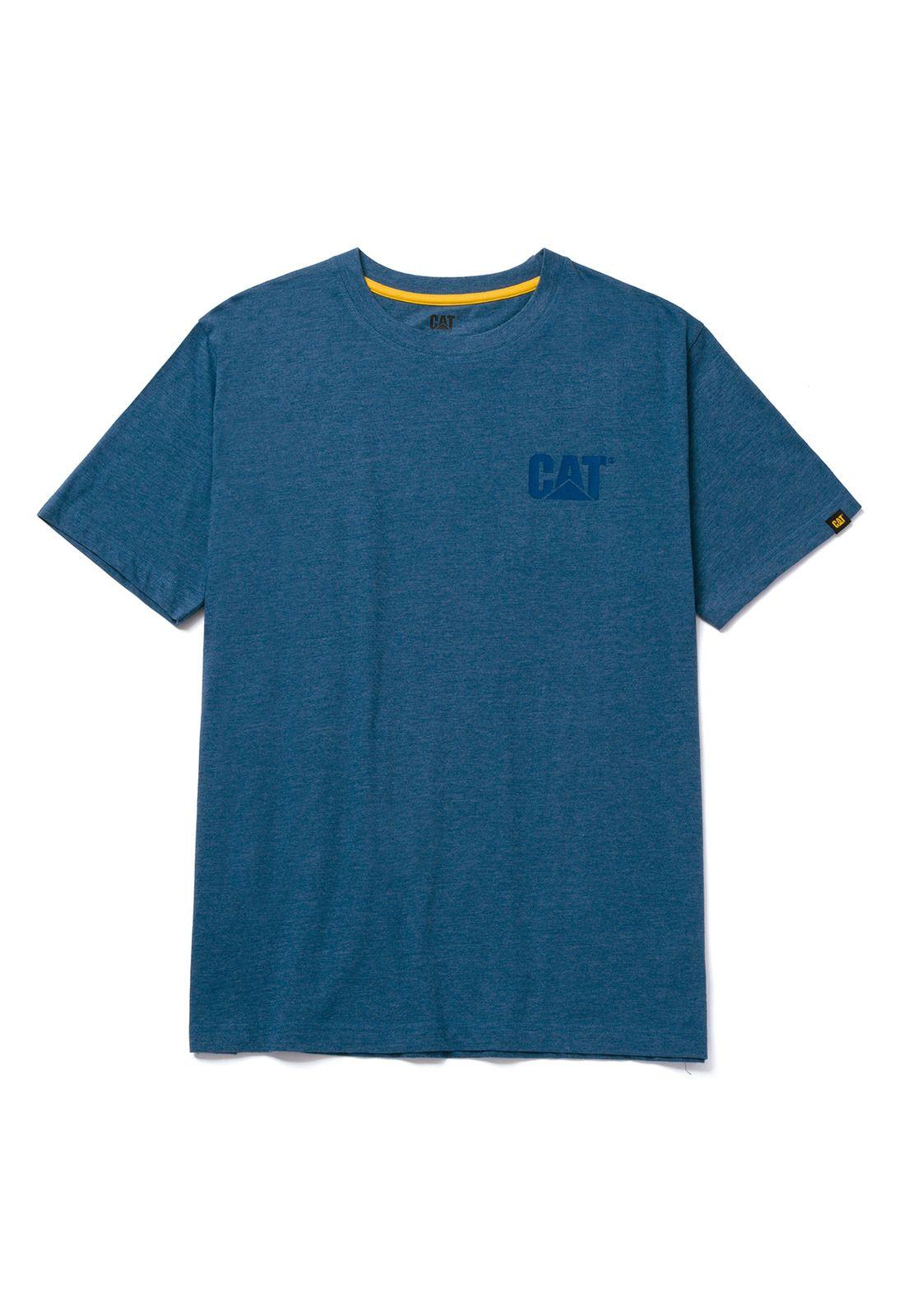 Polera Manga Corta Hombre Trademark Tee Celeste-0