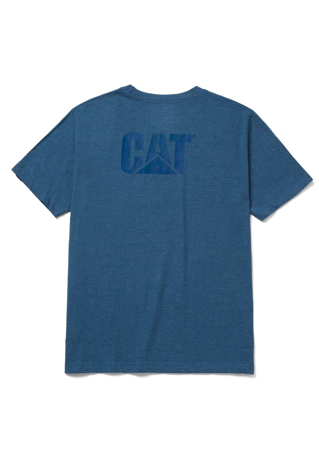Polera Manga Corta Hombre Trademark Tee Celeste-3