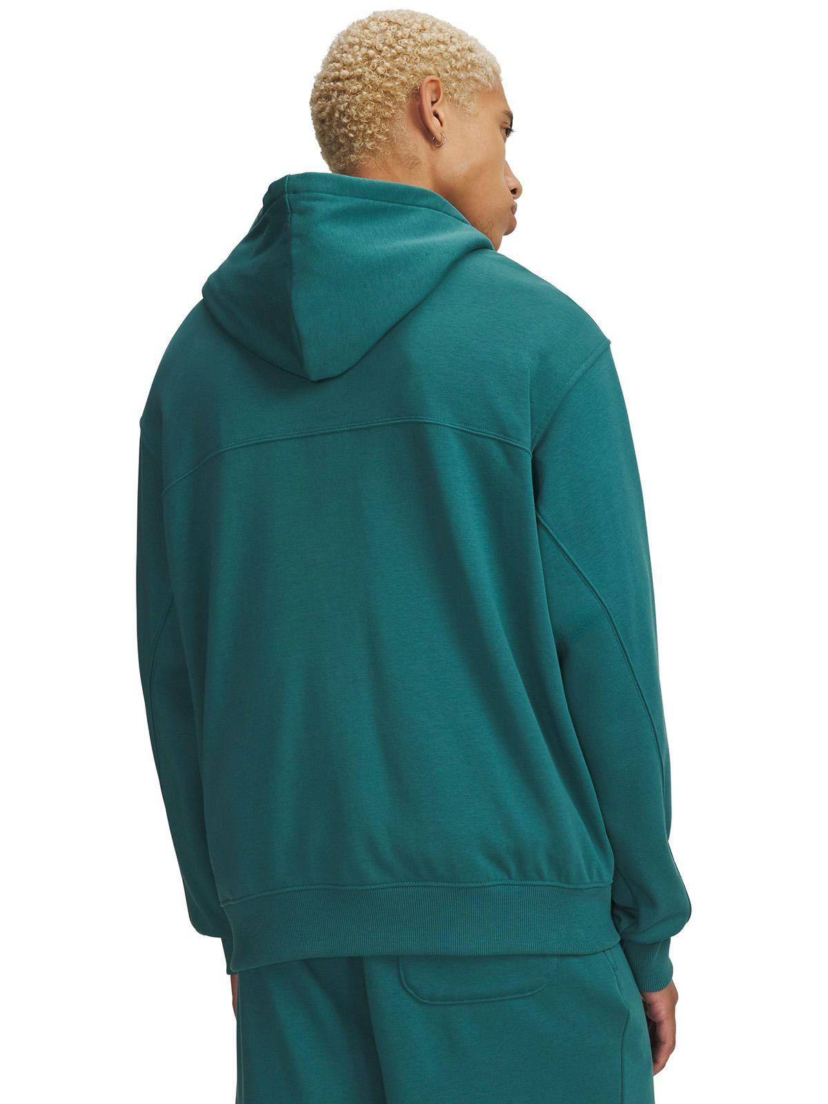 Poleron Hombre Rival Lightweight Full Zip Verde-1