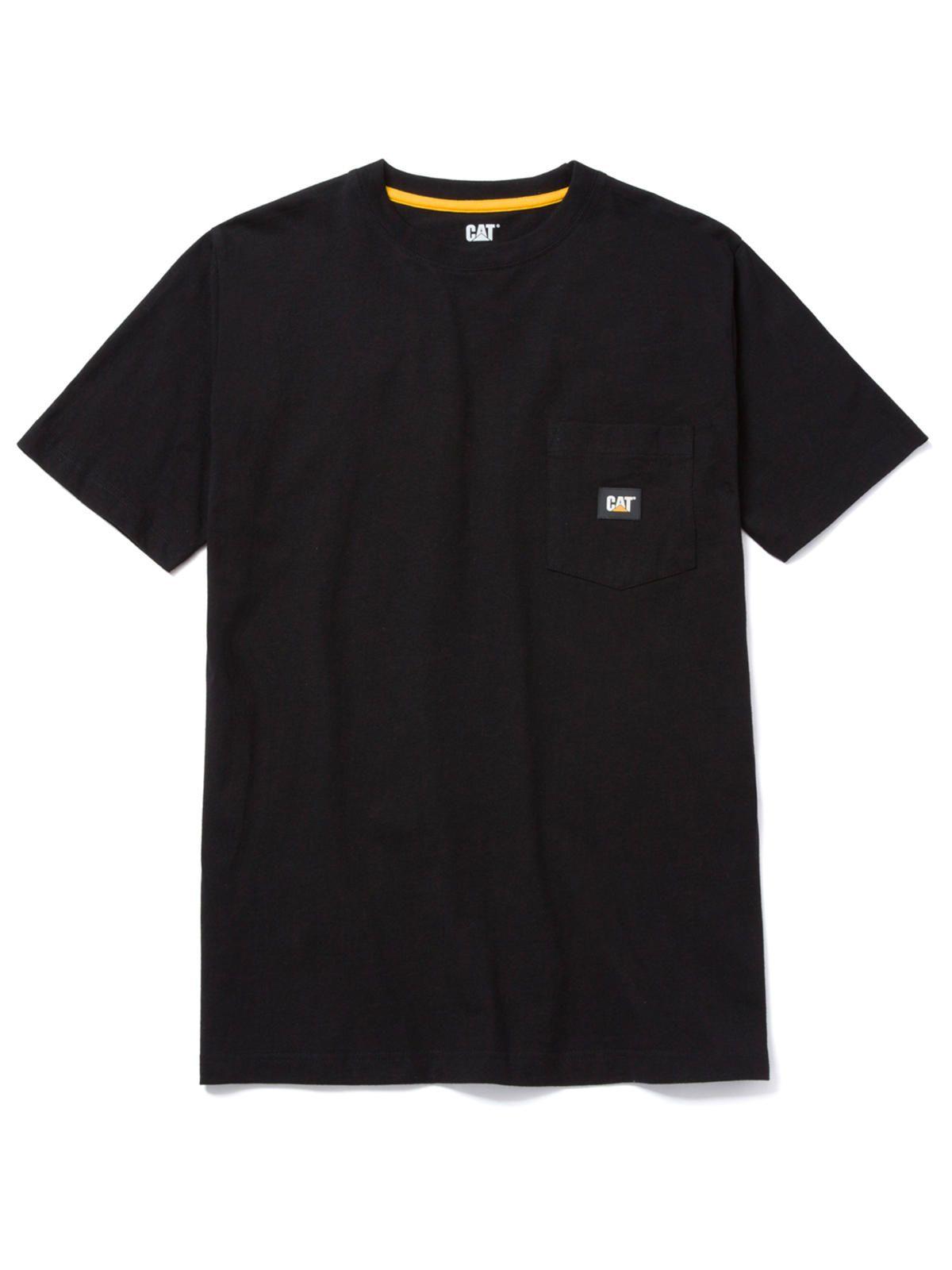 Polera Manga Corta Hombre Label Pocket S/SNegro-0