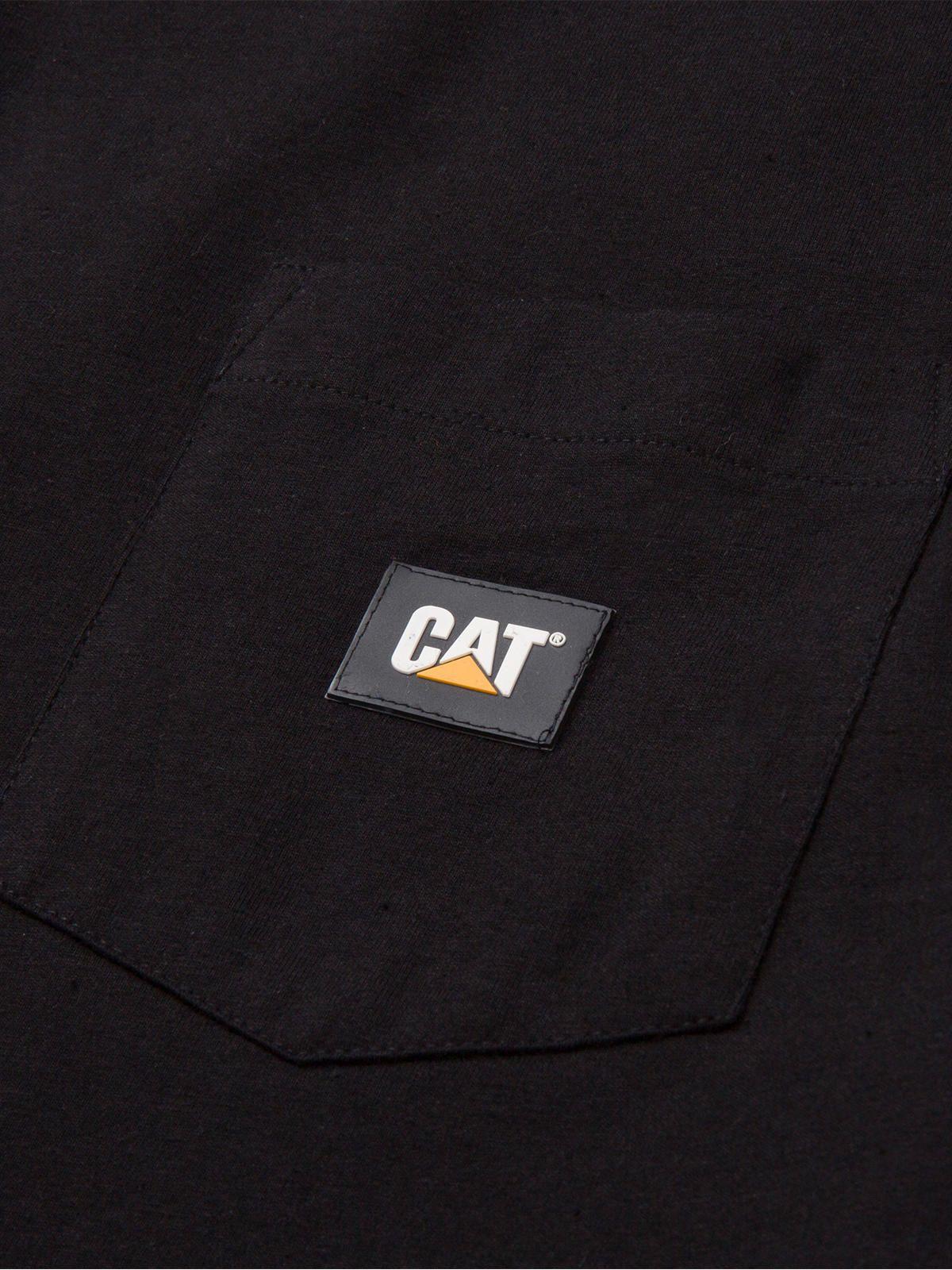 Polera Manga Corta Hombre Label Pocket S/SNegro-1