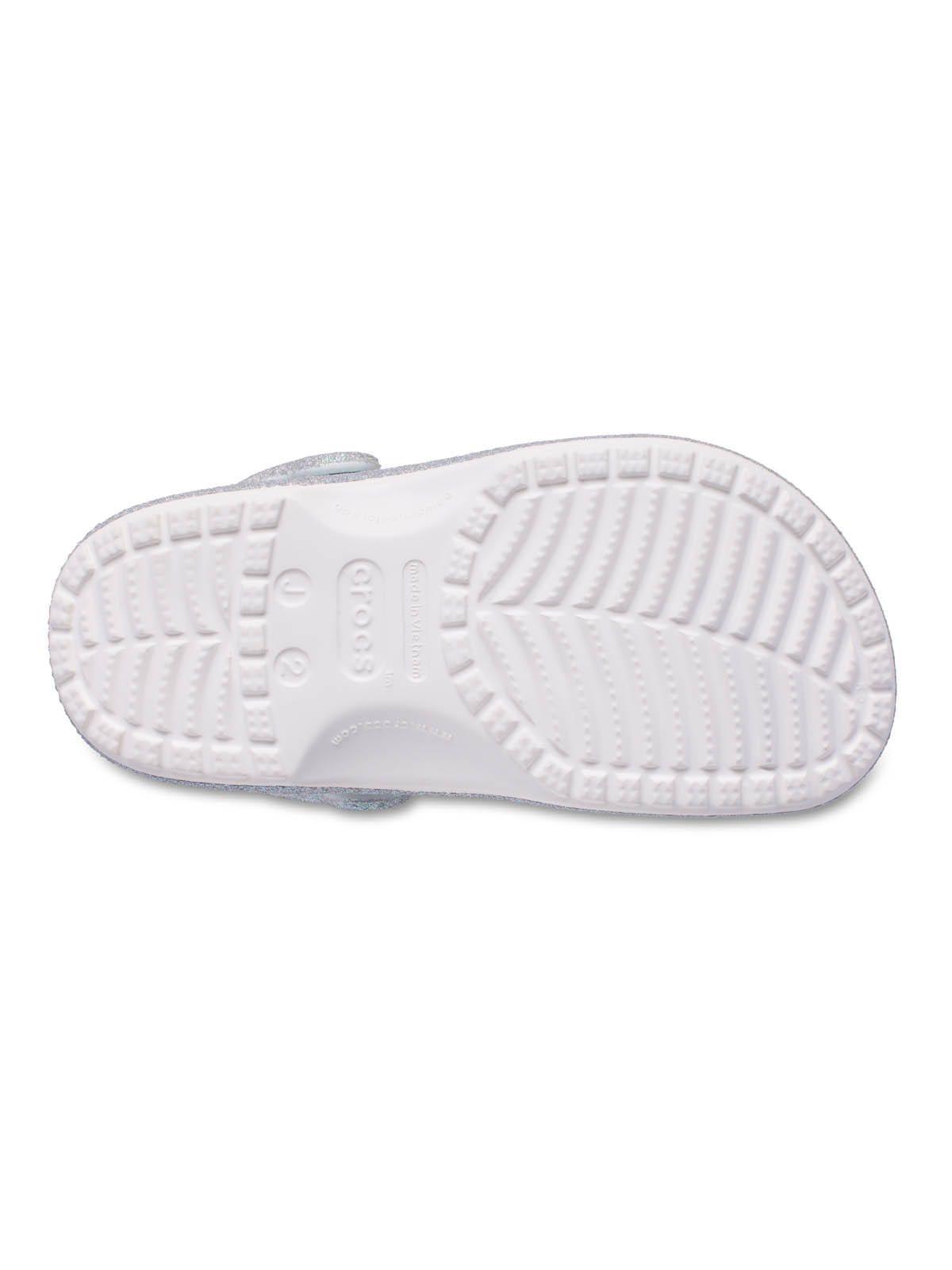 Zueco Niños Grandes Classic Glitter Plateado-5