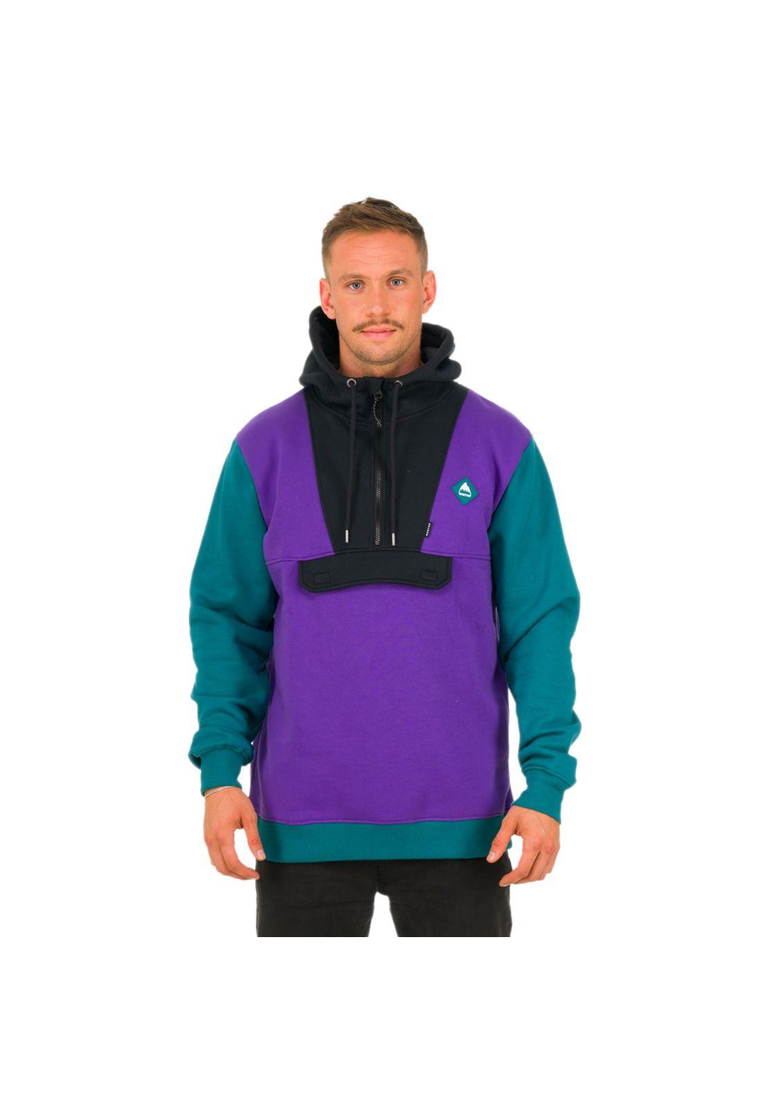 Polerón Hombre Horus II Violeta Oscuro -0