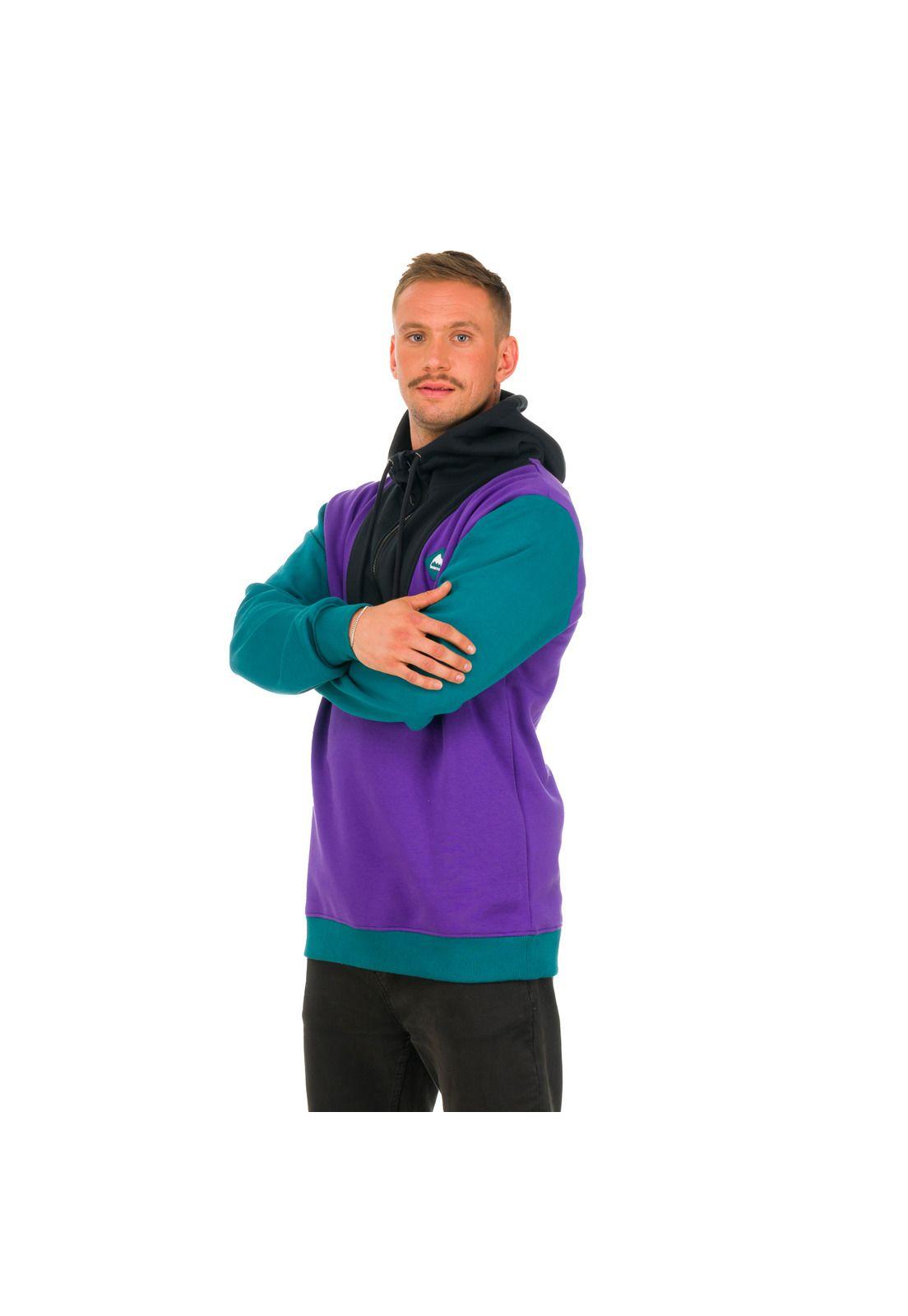 Polerón Hombre Horus II Violeta Oscuro -1