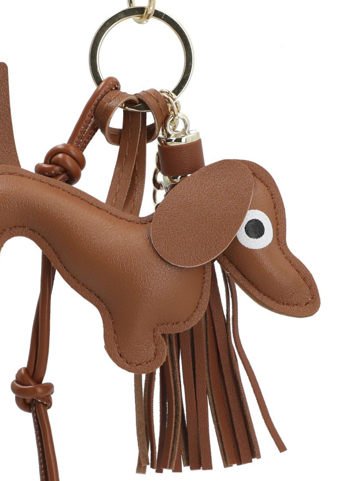 Bag Charm  Mujer Hp Bag Charm Dog Ii Café-2