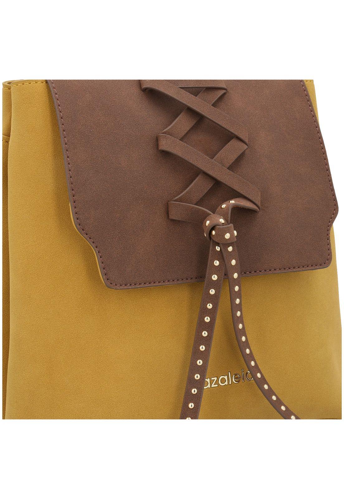 Mochila Mujer Tipe Back Mostaza-4