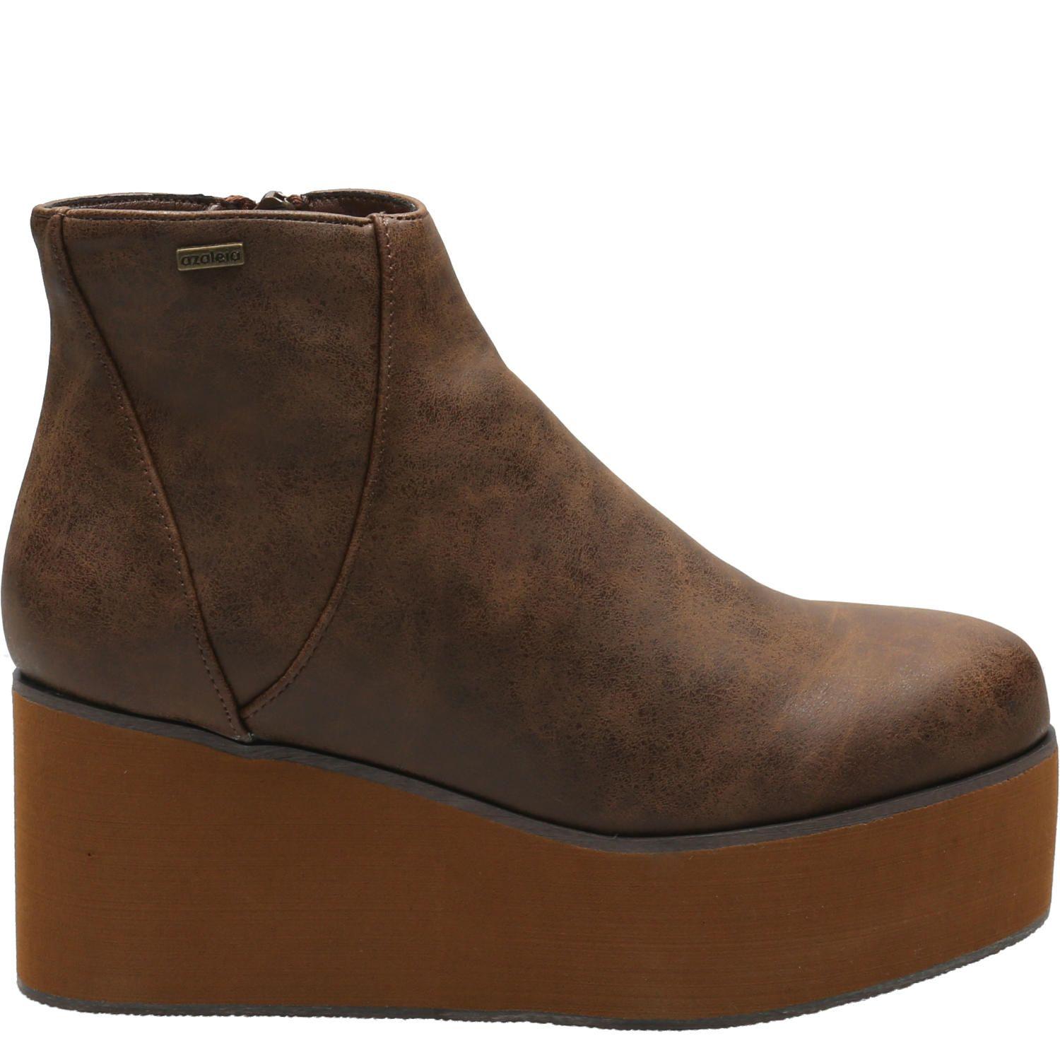 Botín Mujer Etta Café-1