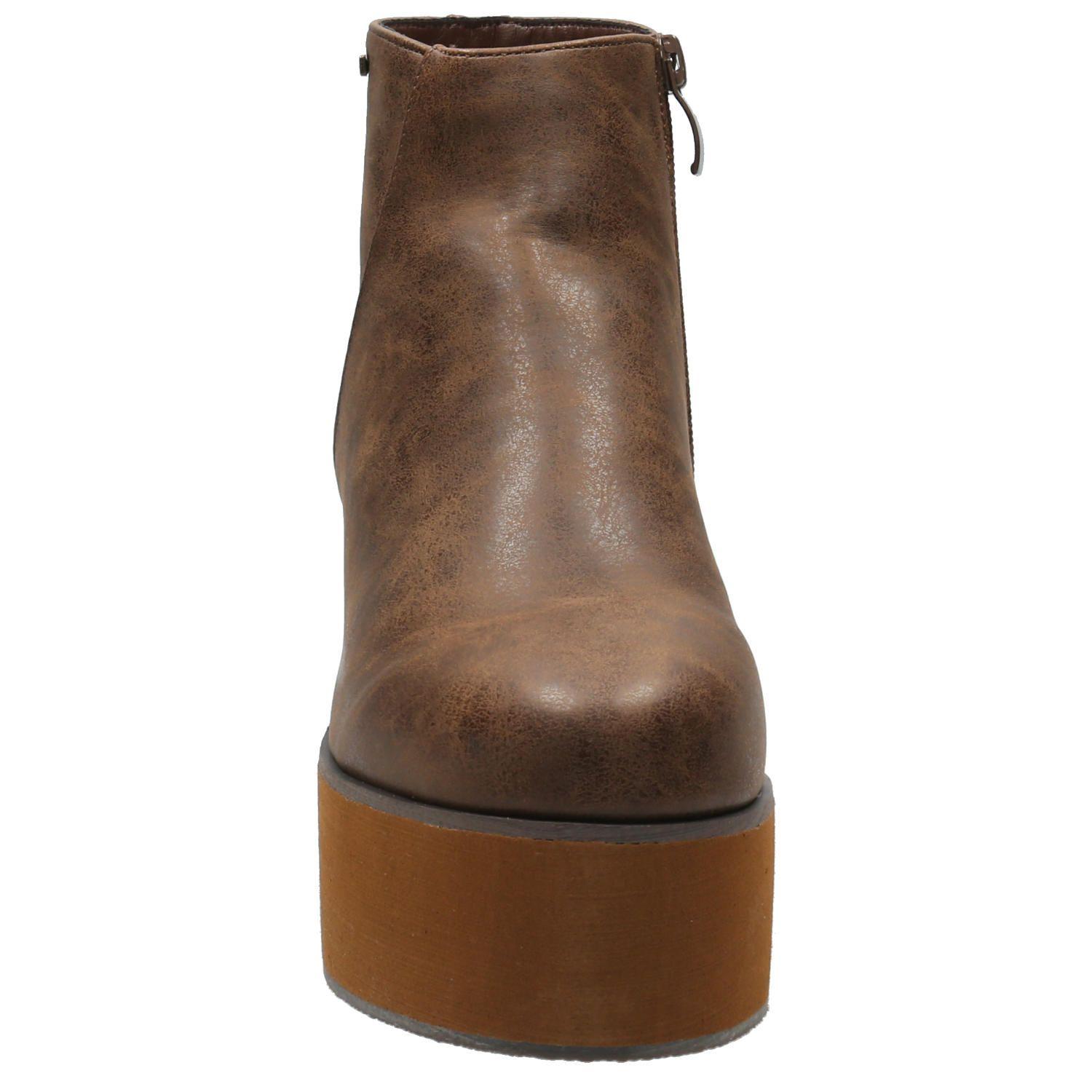 Botín Mujer Etta Café-2