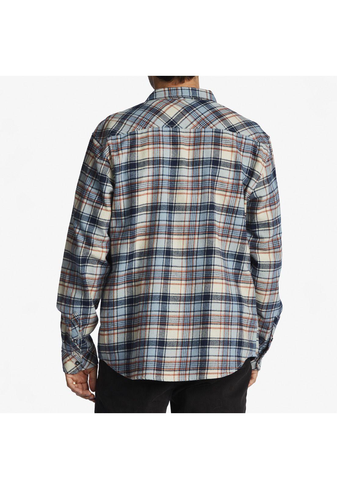 Camisa M/L Hombre Coastline Flnl Azul-6