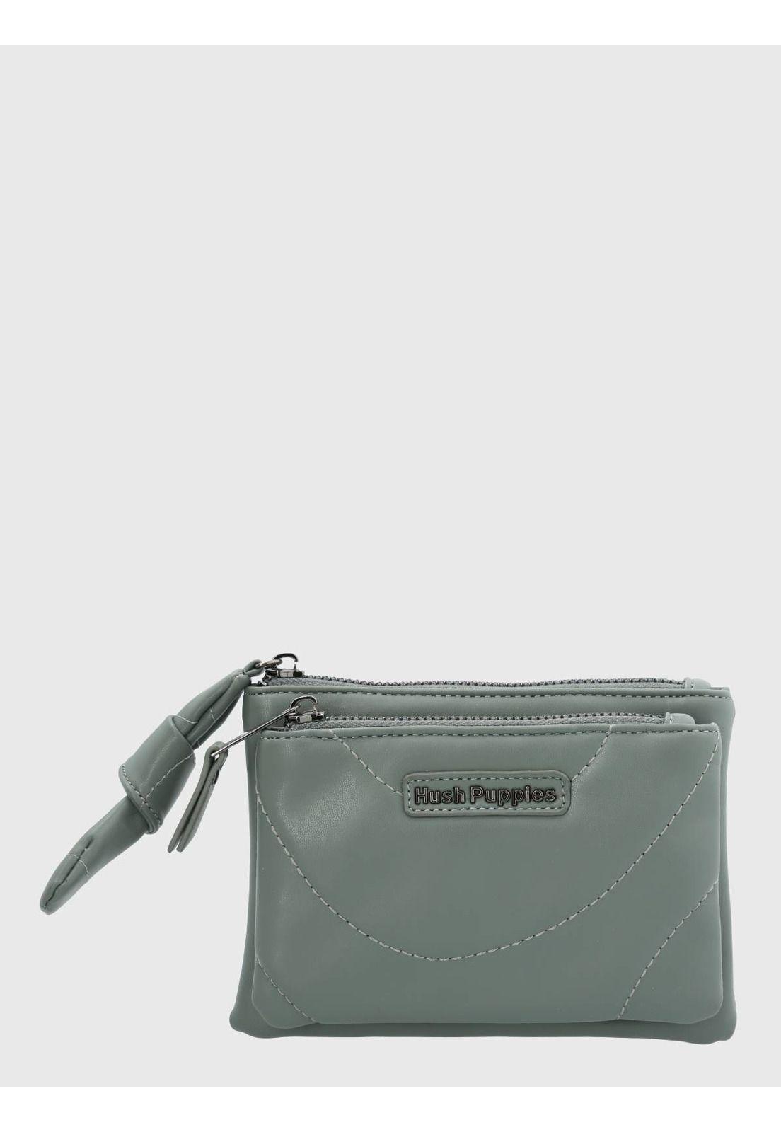 Billetera Ecocuero Mujer Quilt Zip Wallet Verde-0