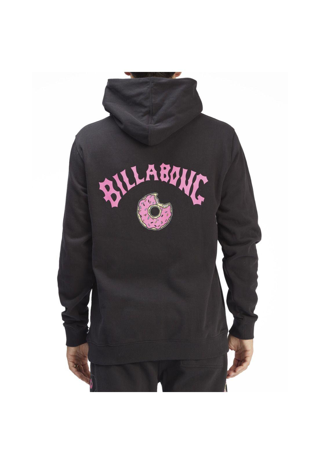 Polerón Hombre Simpsons Donut Negro-0