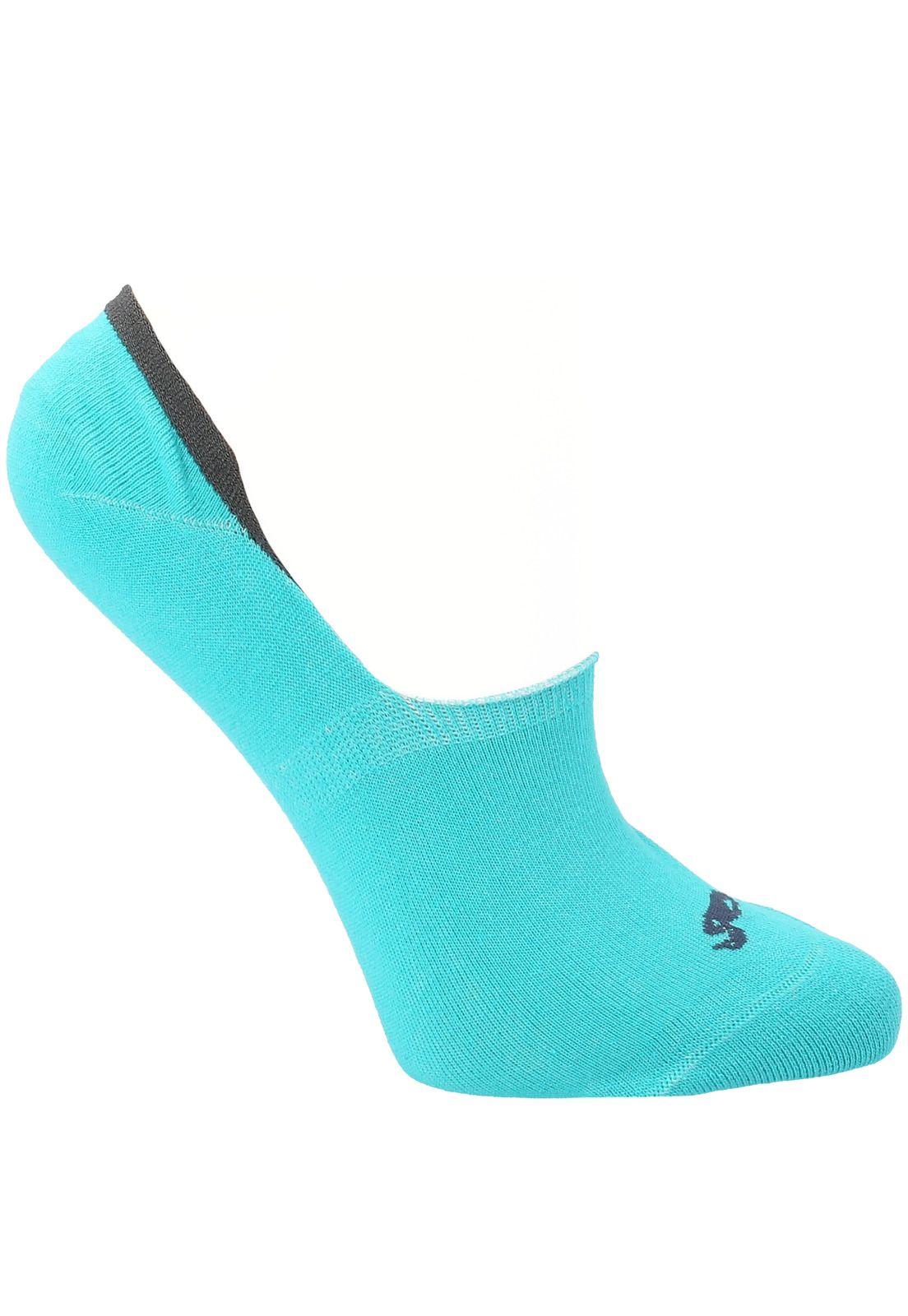 Calcetín Mujer Inv Color Turquesa-0