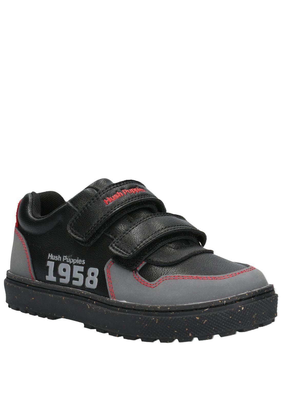 Zapatilla Cuero Niño Jets  Negra-0