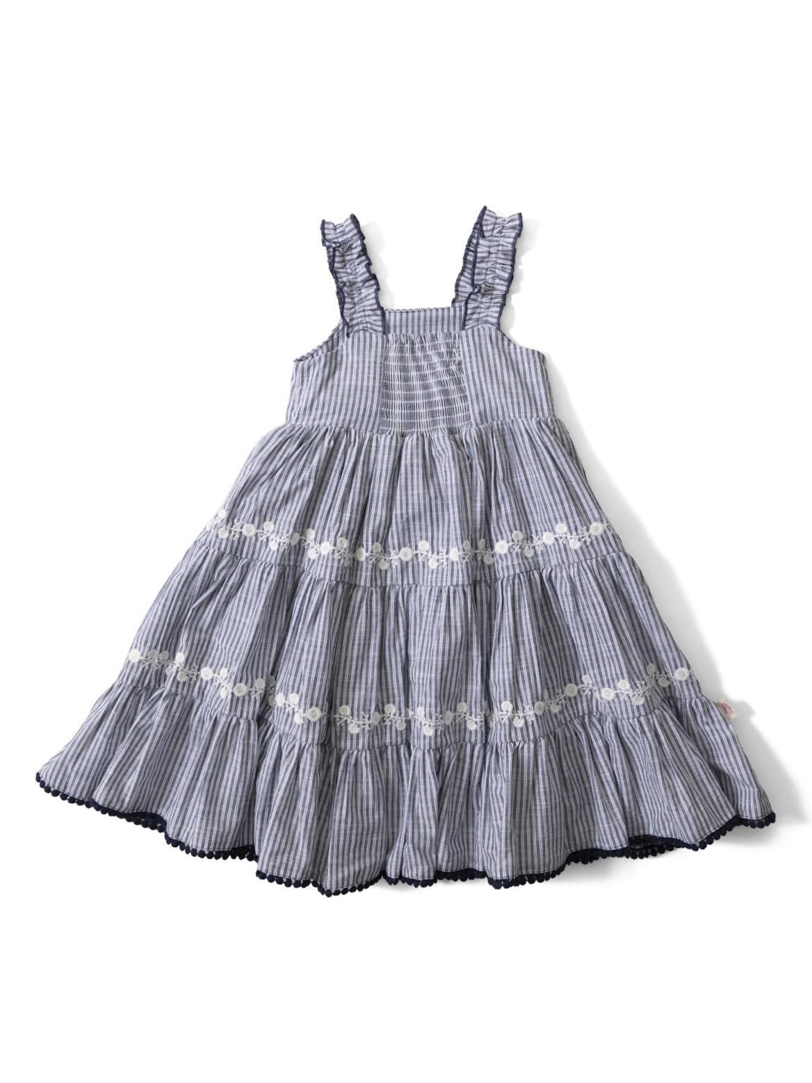 Vestido Niña Summer Azul-3