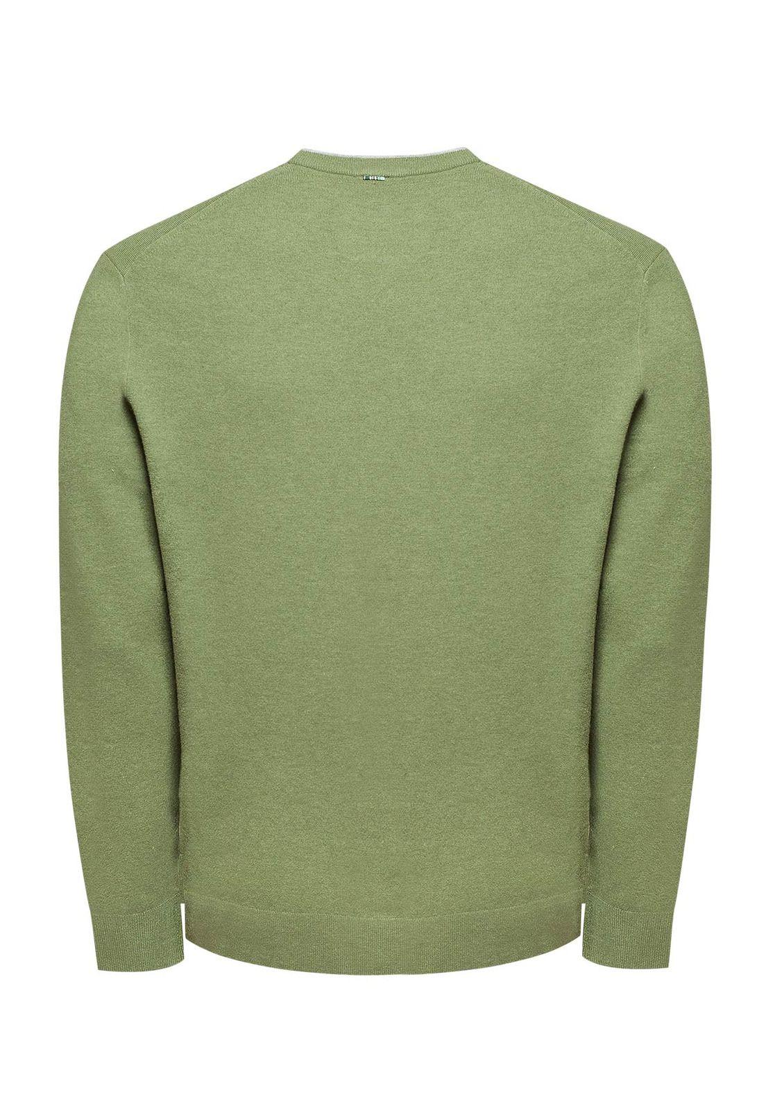 Sweater Fibras Recicladas Hombre Angriv Verde-1