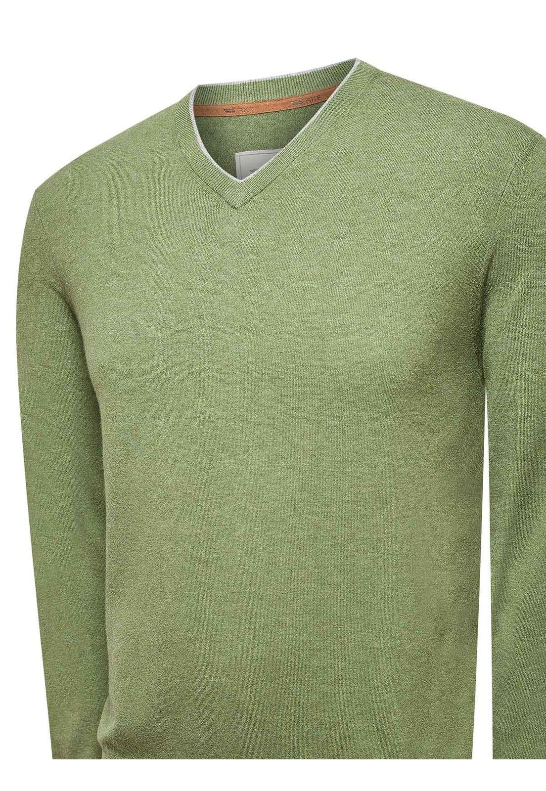 Sweater Fibras Recicladas Hombre Angriv Verde-3