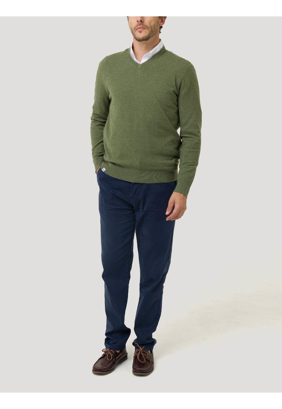 Sweater Fibras Recicladas Hombre Angriv Verde-7