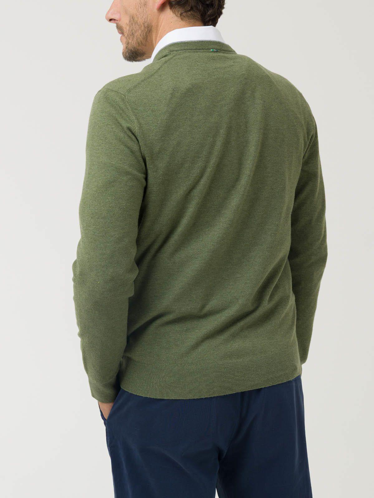 Sweater Fibras Recicladas Hombre Angriv Verde-5