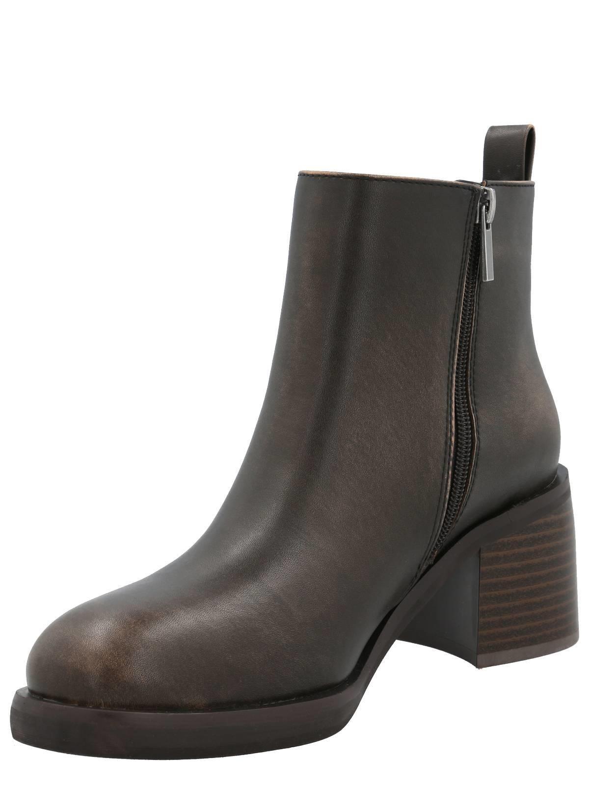 Botín Lecco Mujer Café-4