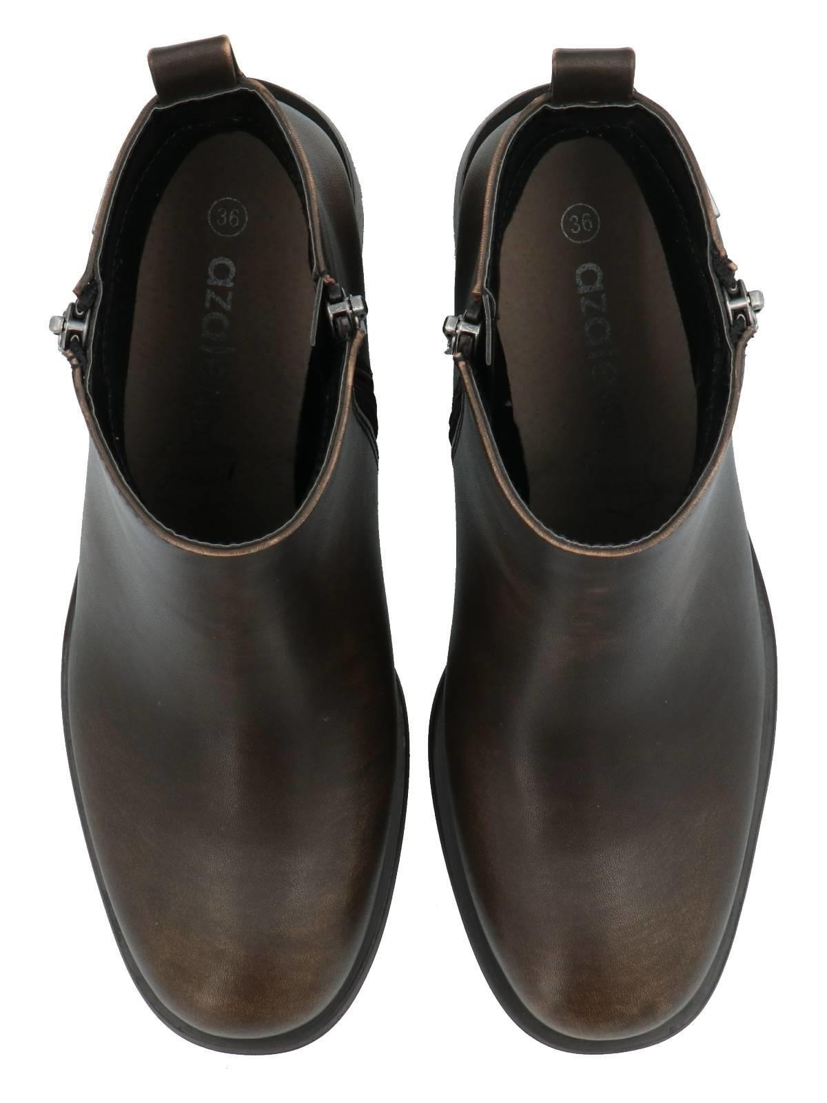 Botín Lecco Mujer Café-7