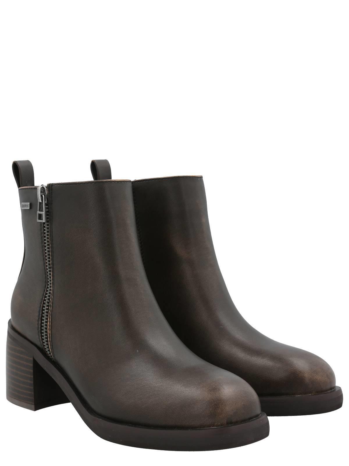 Botín Lecco Mujer Café-8