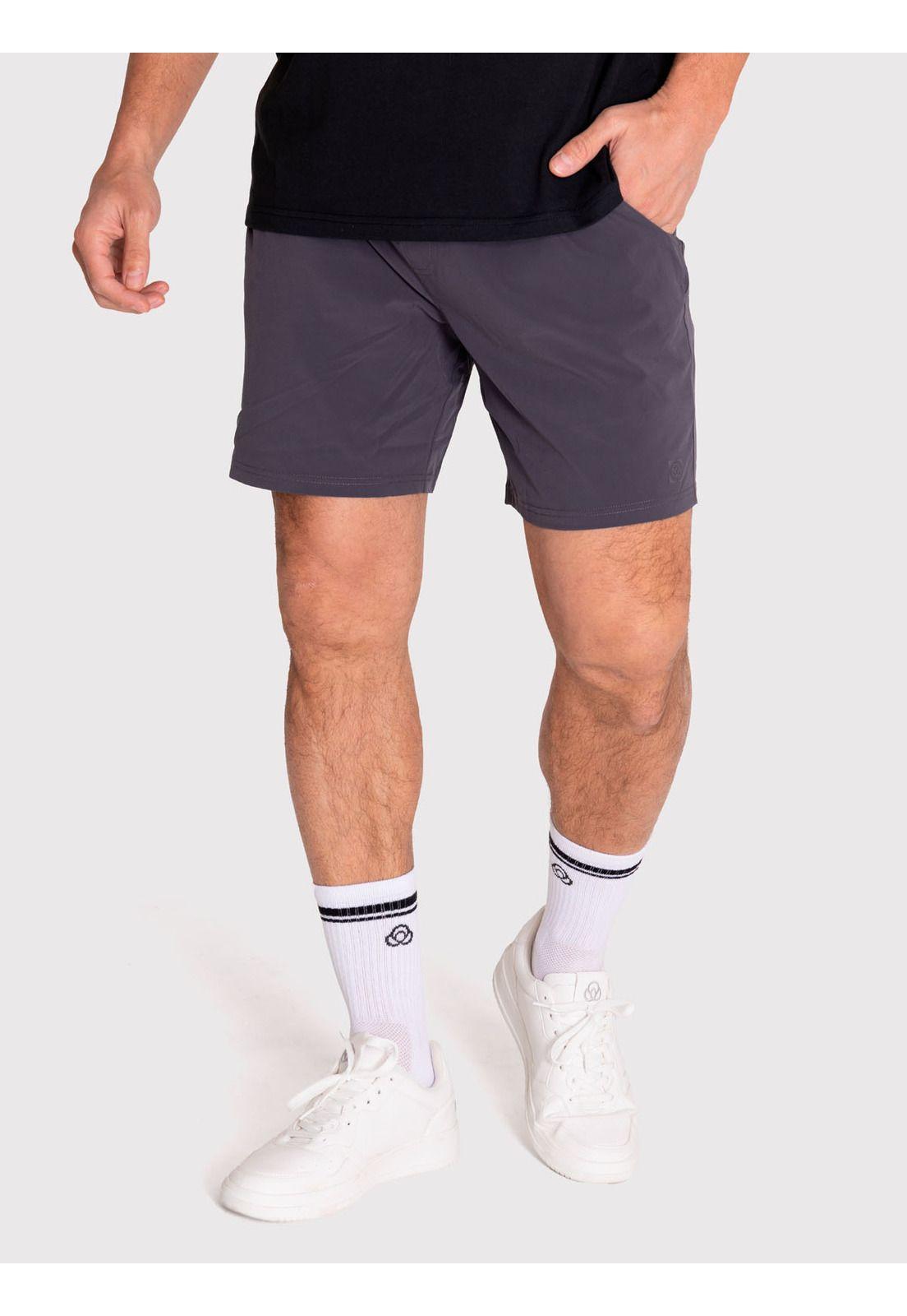 Short deportivo Hombre Training Gris Oscuro-0