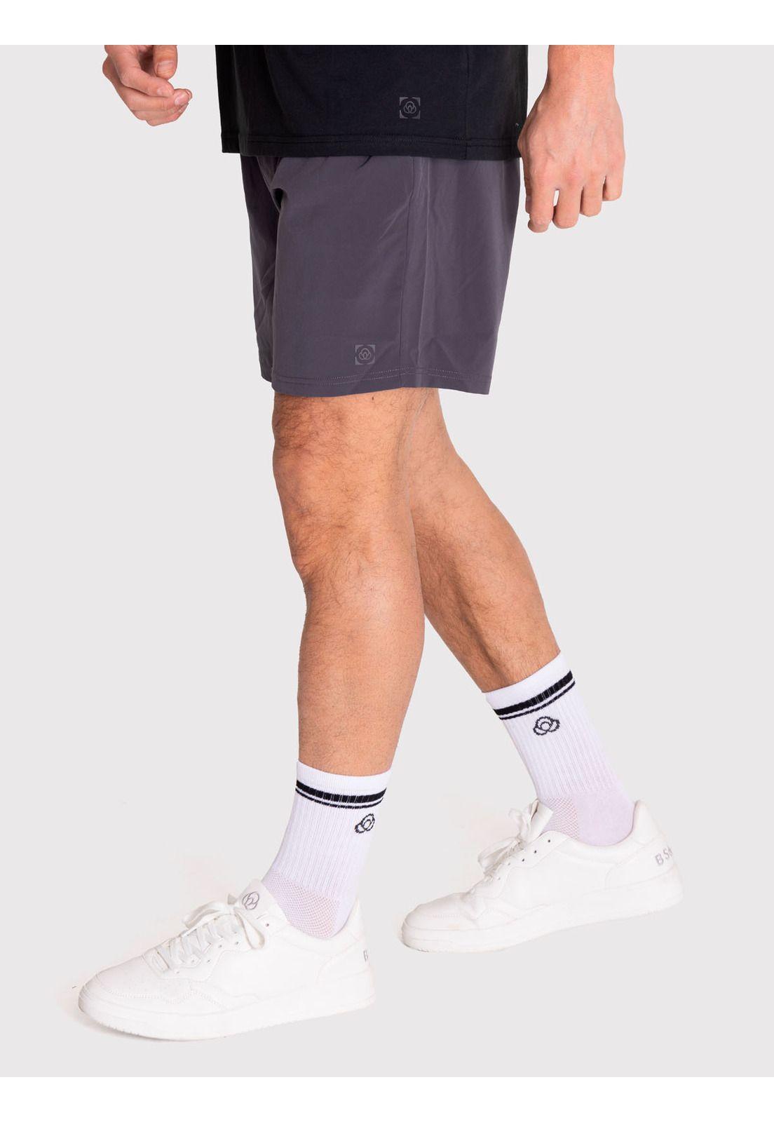 Short deportivo Hombre Training Gris Oscuro-2