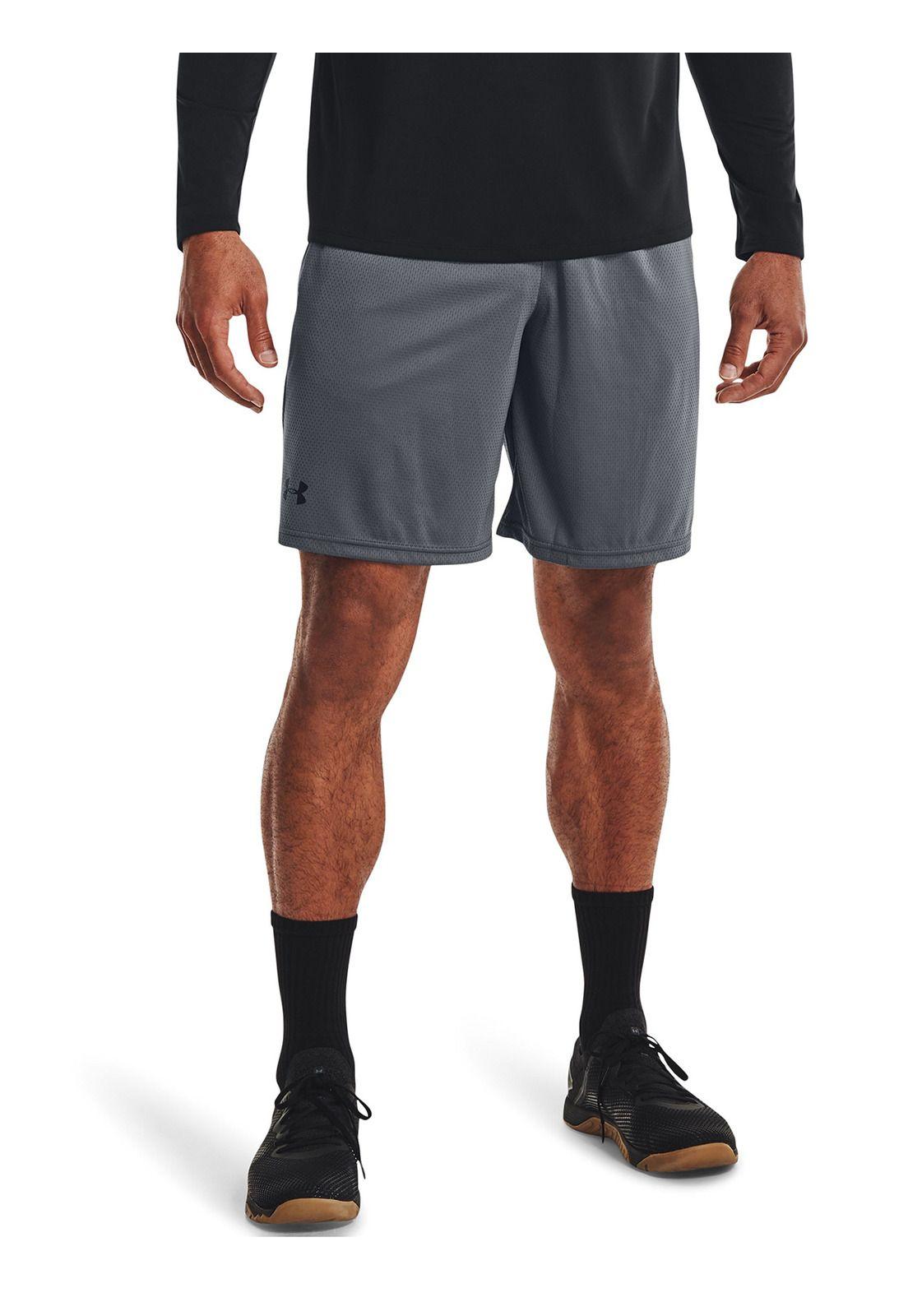 Short UA Tech Mesh Shorts Gris hombre-3