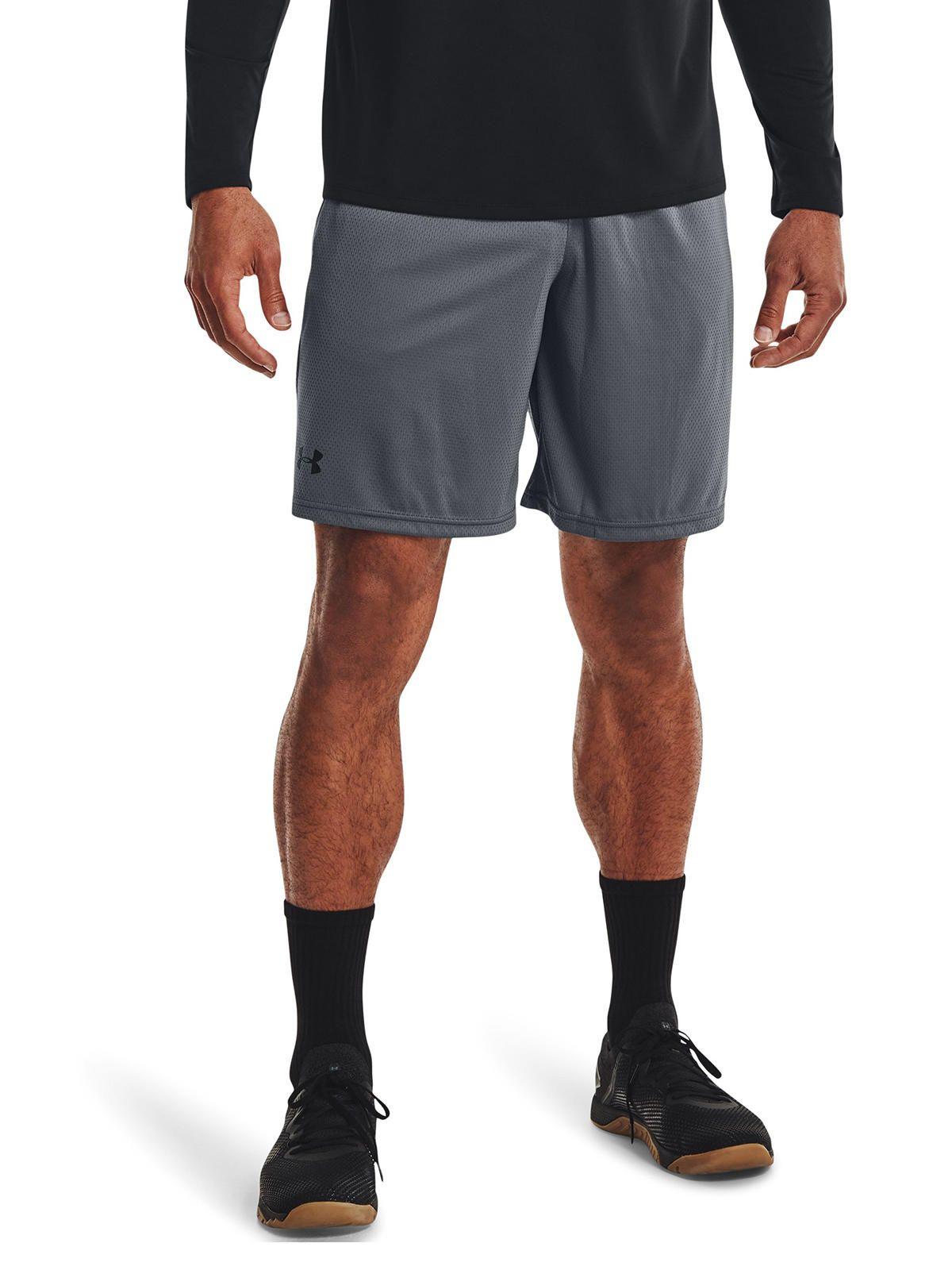 Short UA Tech Mesh Shorts Gris hombre-3