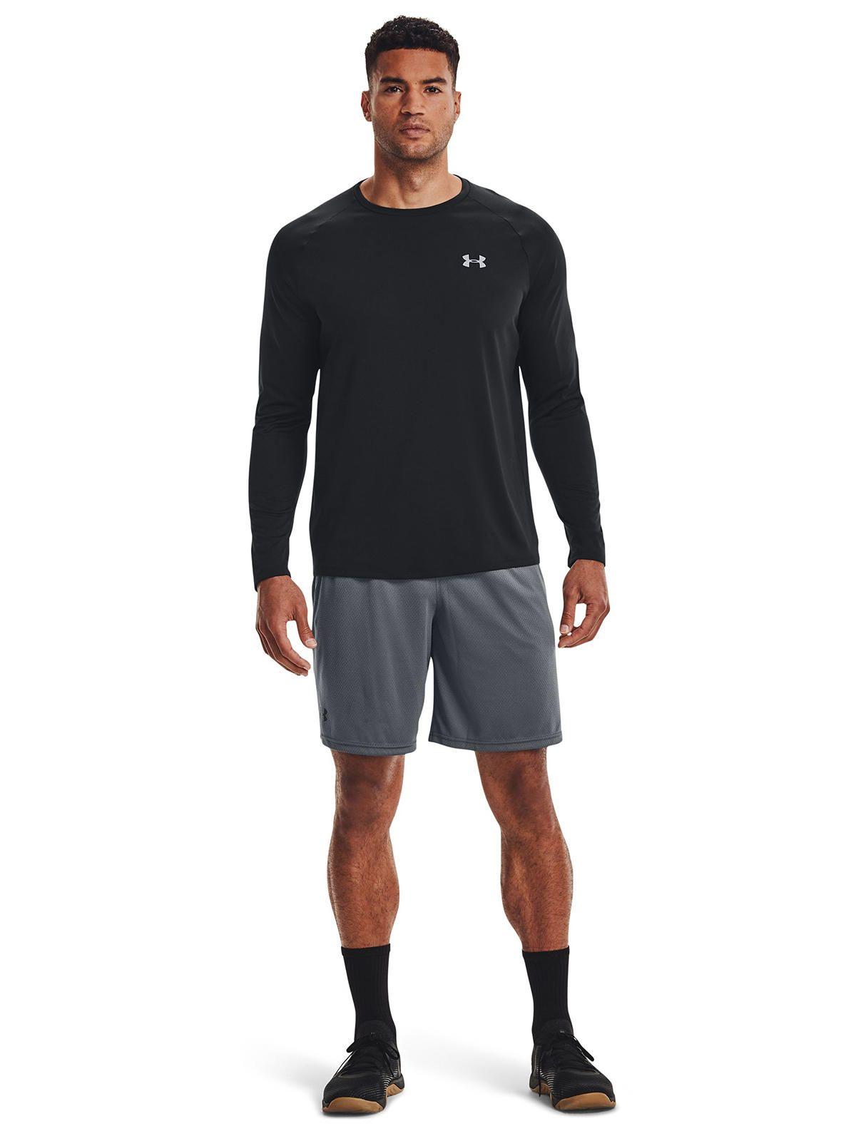 Short UA Tech Mesh Shorts Gris hombre-5