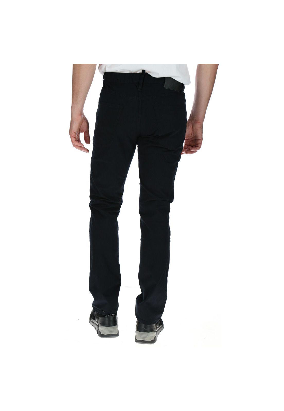 Pantalon Hombre Slim 5 Pocket Trouser Negro-2