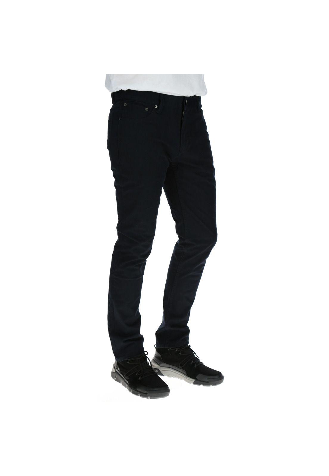 Pantalon Hombre Slim 5 Pocket Trouser Negro-3