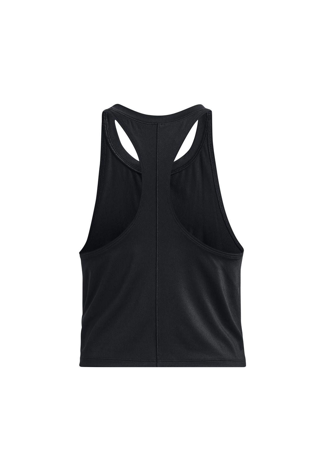 Polera S/M Mujer Armour Tank Twist Negro-1