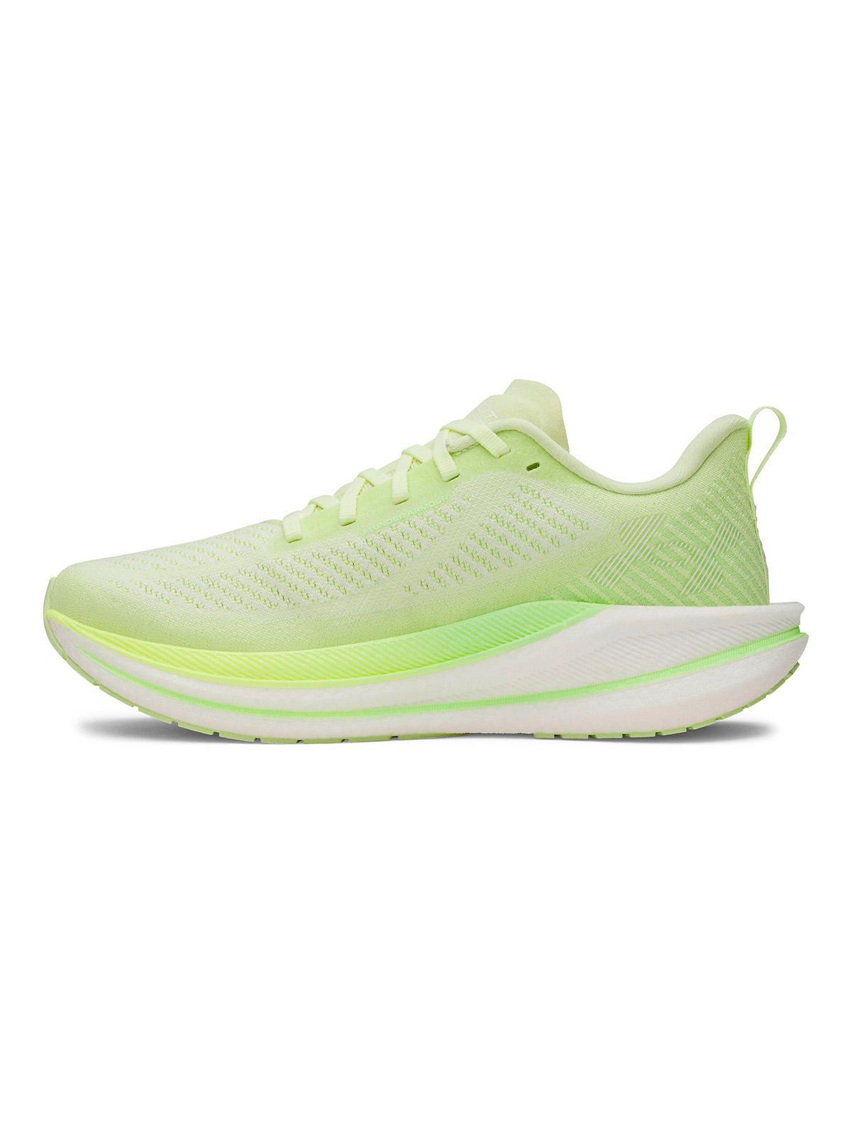 Zapatilla UA Velociti 5 verde para mujer-1