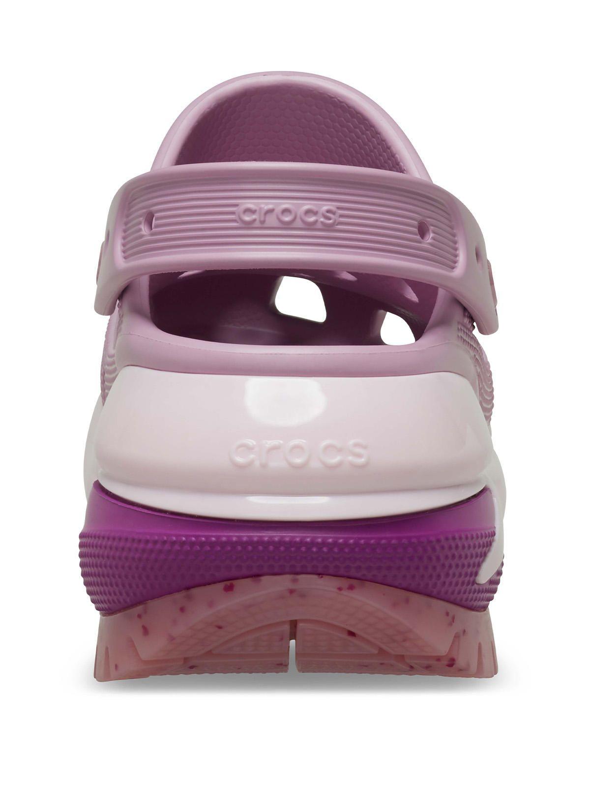 Zueco Crocs Mujer Mega Crush Clog Rosado-7