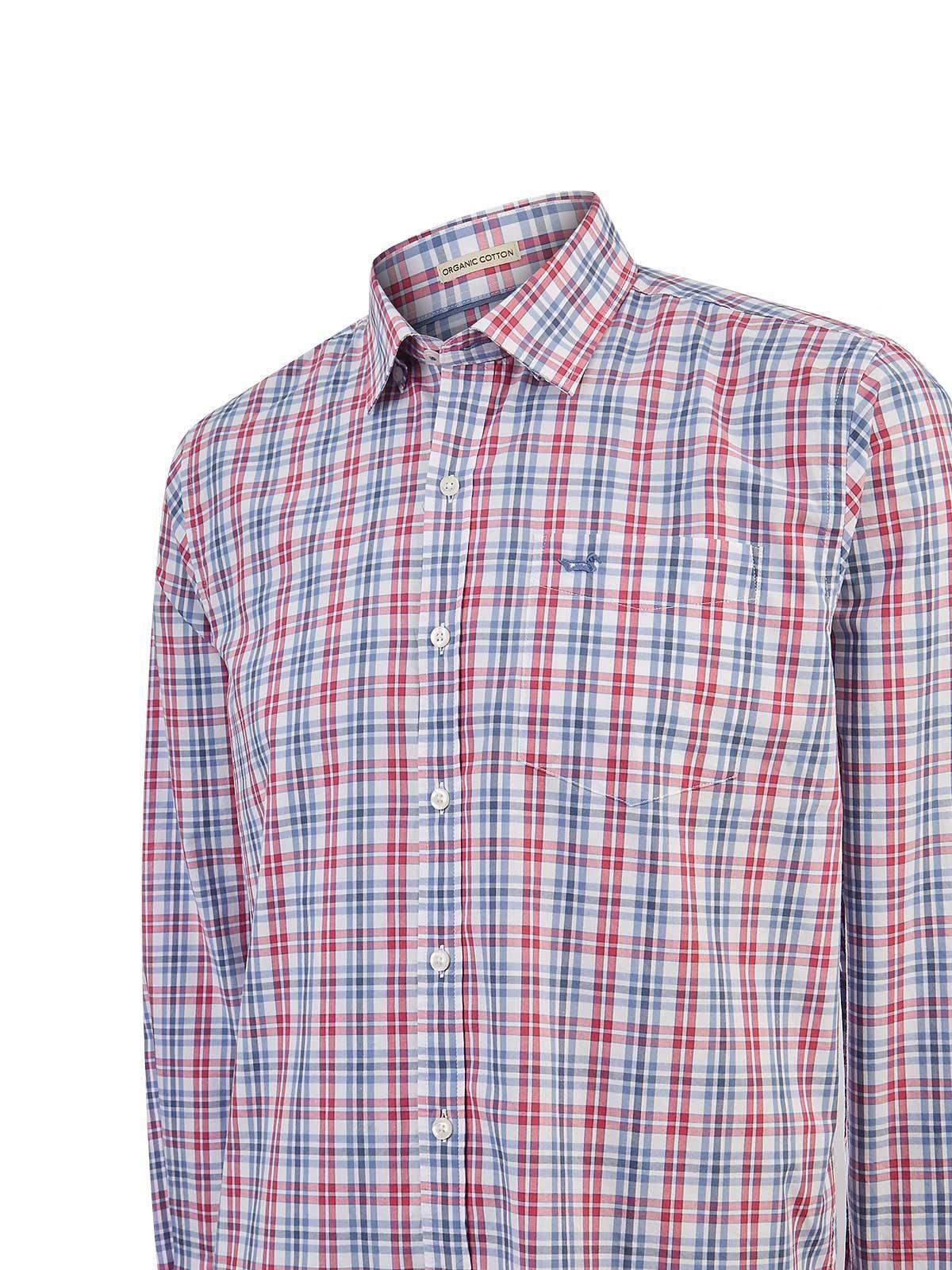 Camisa Algodón Orgánico Hombre Lighter Rojo-3