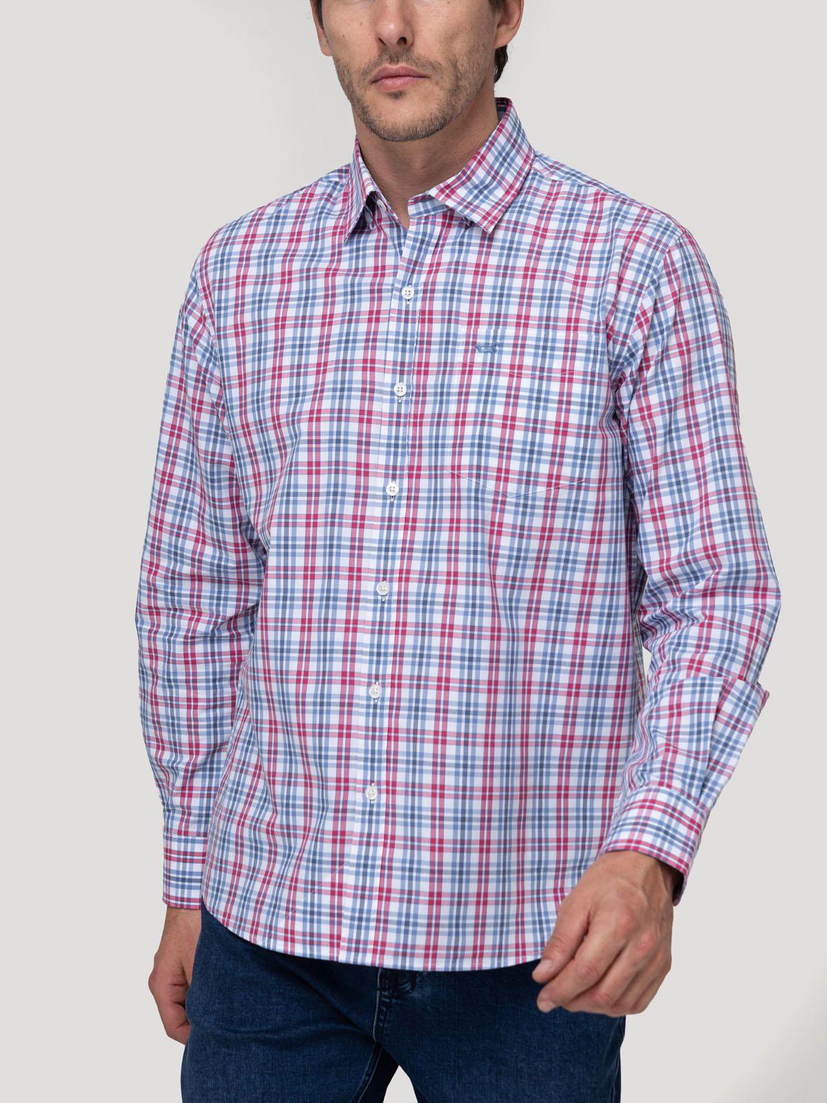 Camisa Algodón Orgánico Hombre Lighter Rojo-4