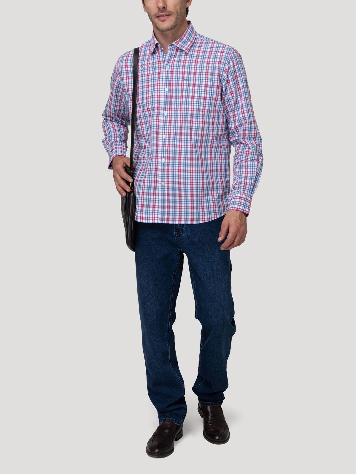 Camisa Algodón Orgánico Hombre Lighter Rojo-7