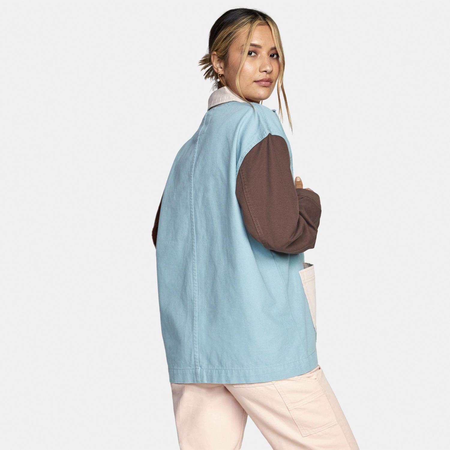 Chaqueta Mujer Chorelist Jacket Celeste-1