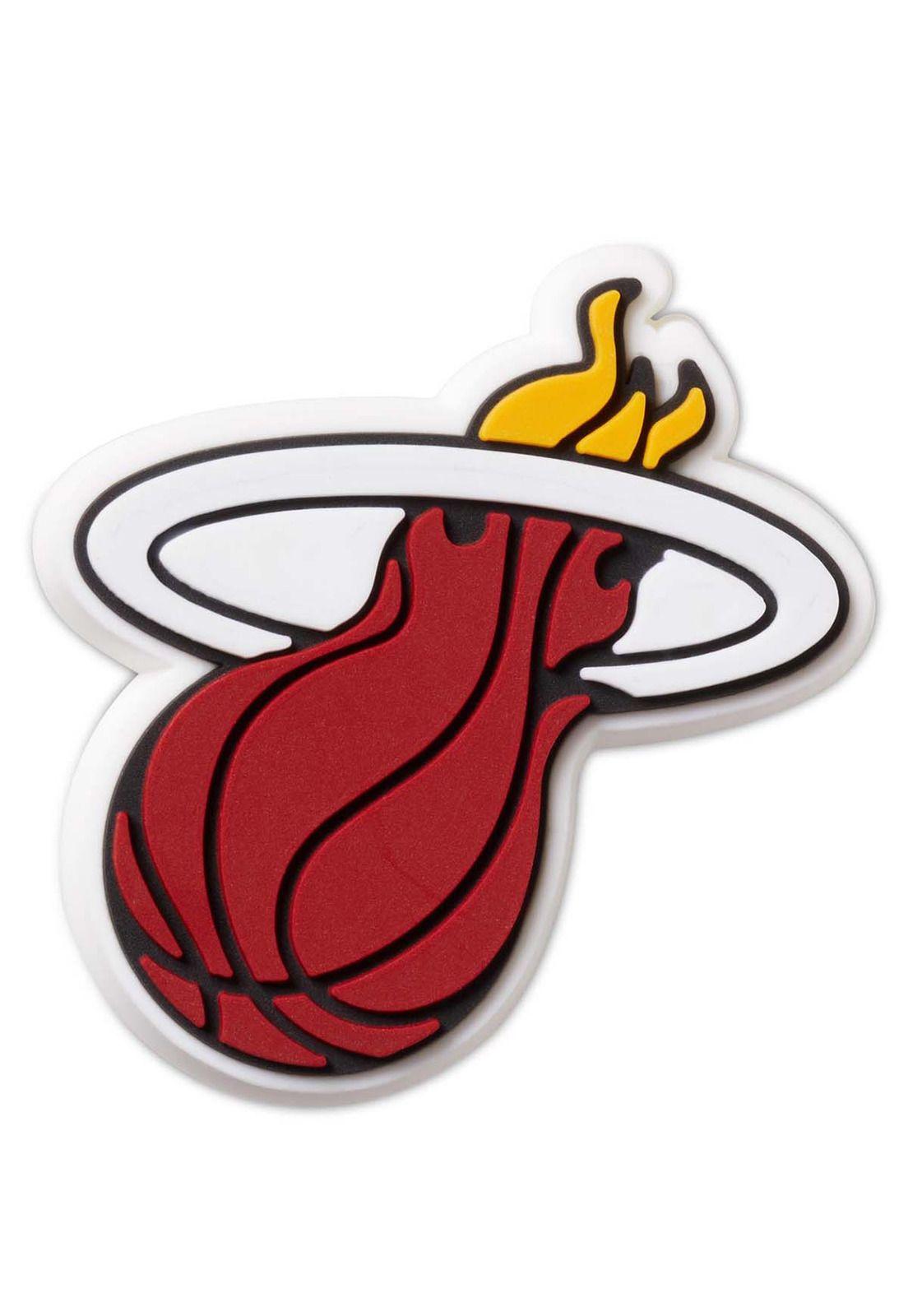 Jibbitz Crocs Nba Miami Heat Rojo-0