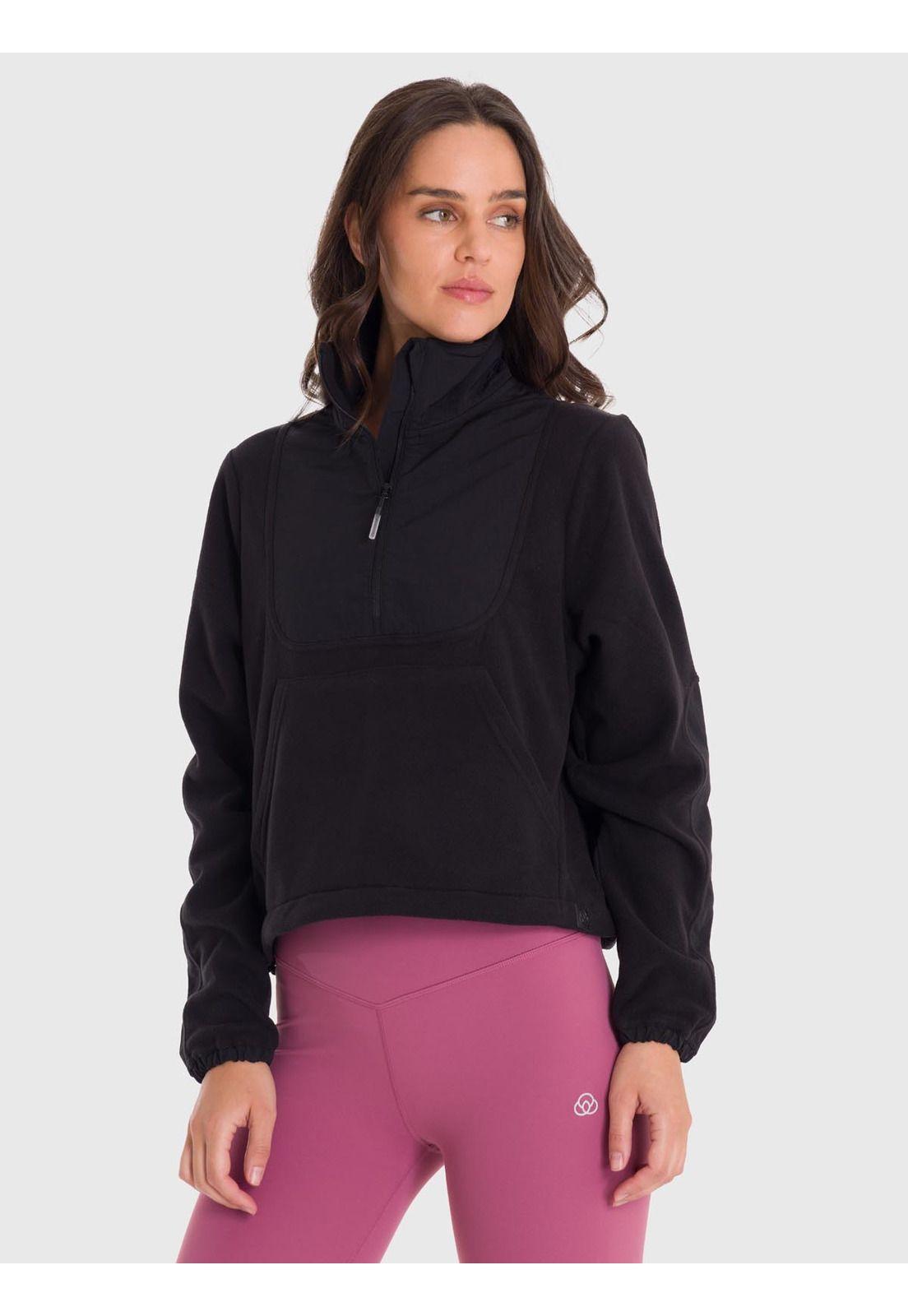 Polar Mujer Mid Zip Negro-4