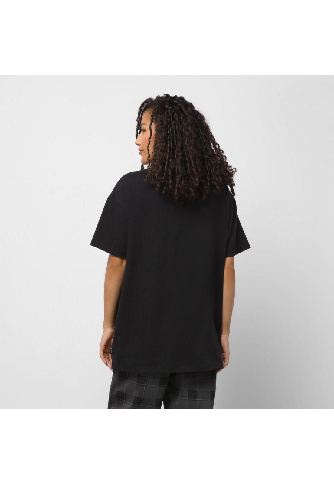 Polera M/C Mujer Animal Mix Ss Os Black-3