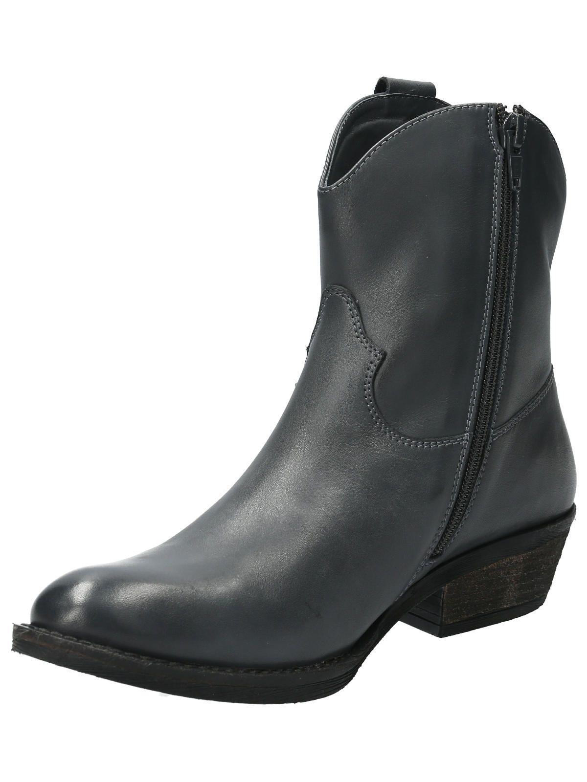 Botín Cuero Mujer Mayer Gris-3