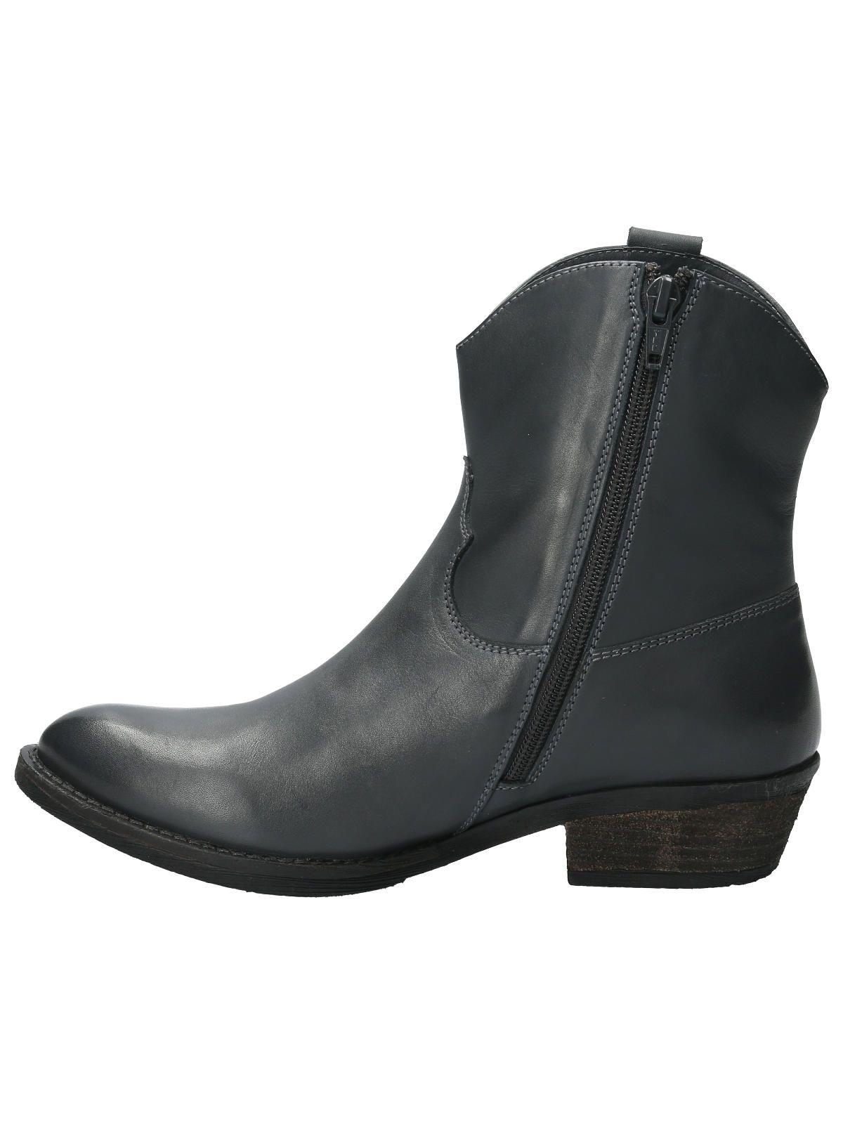 Botín Cuero Mujer Mayer Gris-4